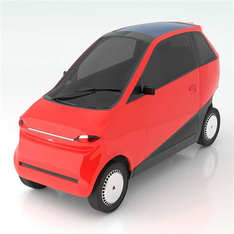 Vayve Mobility EVA Cherry Red 3D model | CGTrader