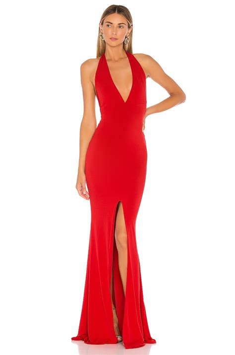 Red Halter Dress