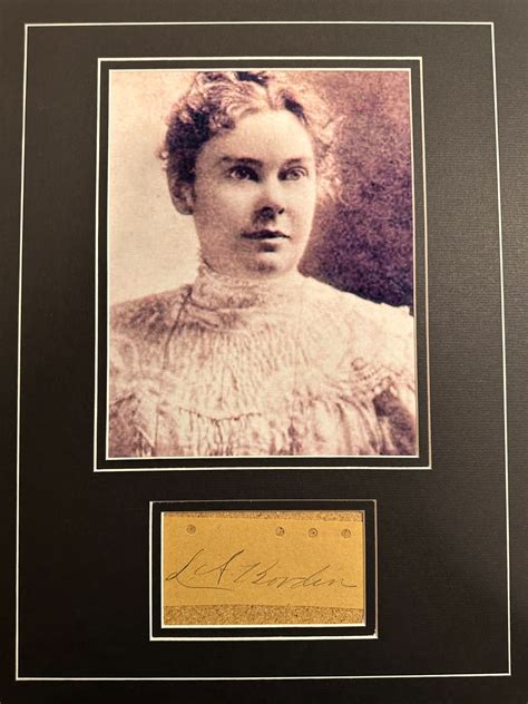 Lizzie Borden Autographed Display
