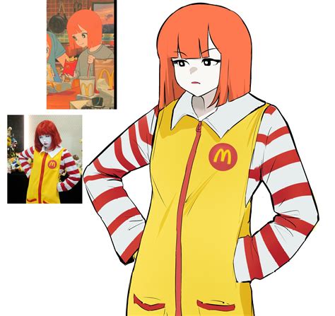 ronald mcdonald and mother (mcdonald's and 1 more) drawn by miruyuyo