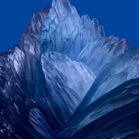Download Blue Crystal Mountain Peak Wallpaper | Wallpapers.com