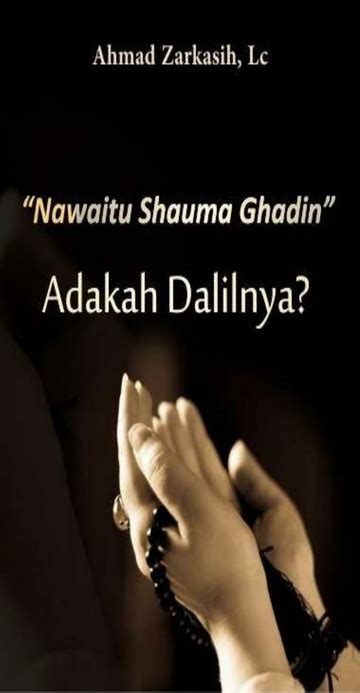 nawaitu shauma ghadin adakah dalilnya   borrow