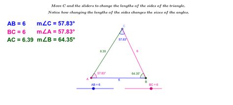 Ordering triangle angles by side lengths – GeoGebra