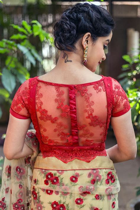 net blouse  neck designs styles   bound  brighten