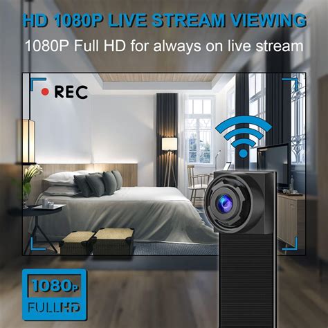Cámara oculta Cámara espía WiFi cámara oculta inalámbrica 1080P Mini