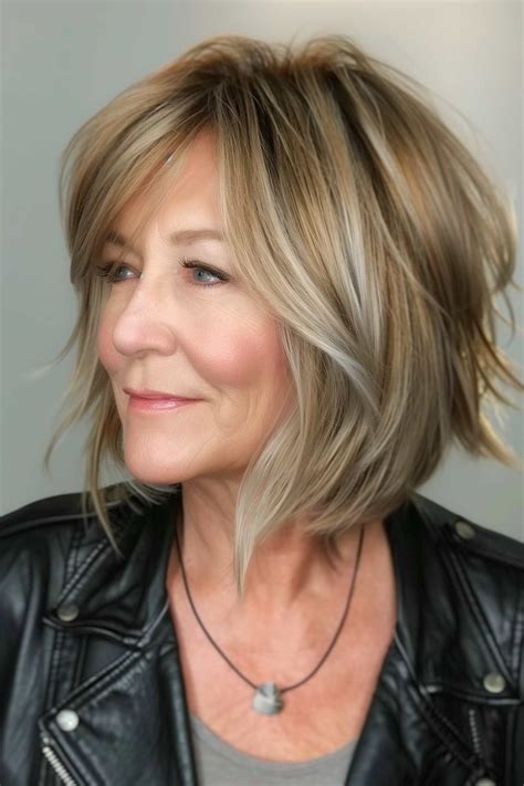 Layered styles for long haircuts for women over 50 will lead