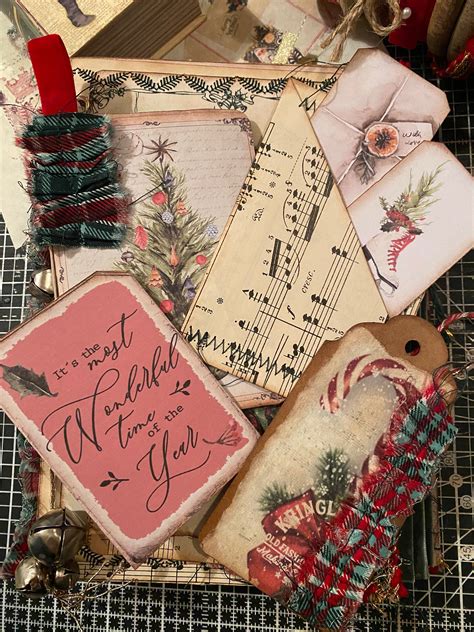 Christmas Junk Journal - Etsy