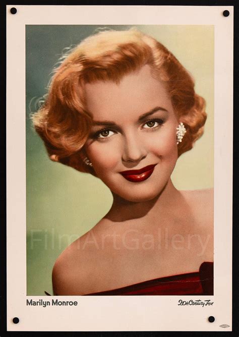Marilyn Monroe Movie Poster 1950s 13x19
