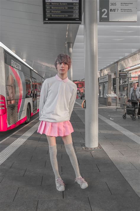 kawaii minimalistic outfit + posing inspo | Femboy outfits