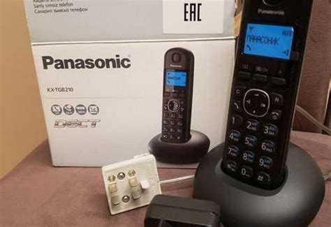 Радиотелефон Panasonic KX-TGB210 (dect) Москва | Стационарные телефоны ...