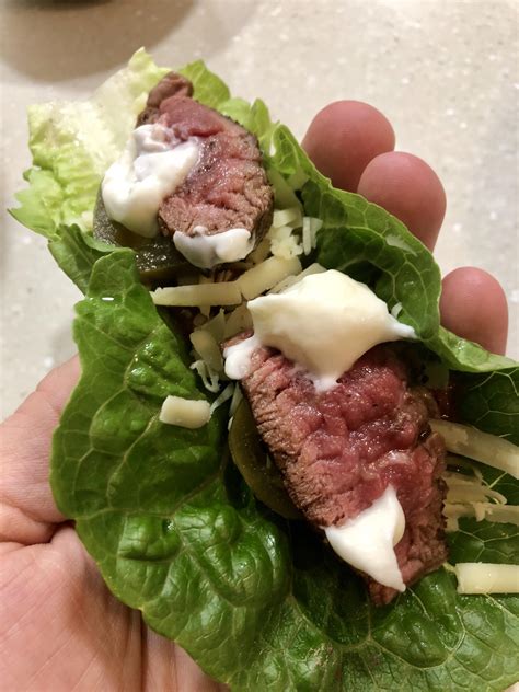 Homemade Naked Fillet Beef Tacos : r/Keto_Food