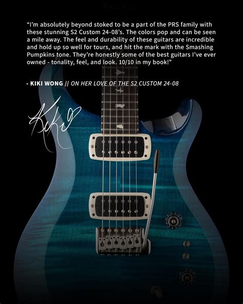 PRS Guitars | Smashing Pumpkins guitarist Kiki Wong on the road with