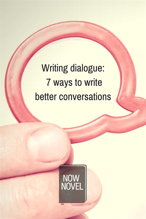 writing dialogue  tips
