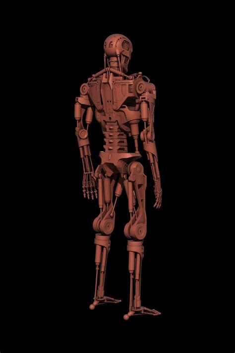 terminator   endoskeleton  model  thedjon