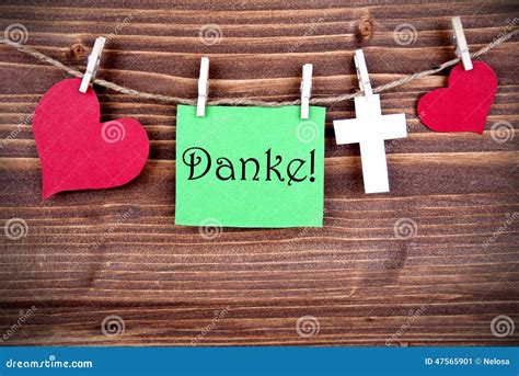 Danke On A Line Royalty-Free Stock Image | CartoonDealer.com #41734942