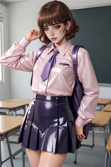sissy femboy  school girl uniform  littlet  deviantart