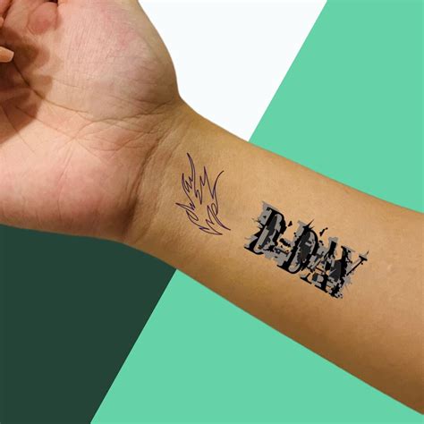 Agust D-day Temporary Tattoo Pack / BTS Tattoo / D-day Tattoo - Etsy