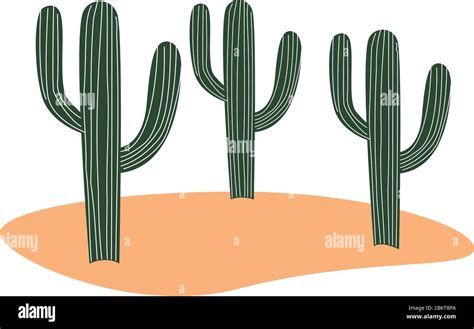 cactus desert plants isolated icons Stock Vector Image & Art - Alamy