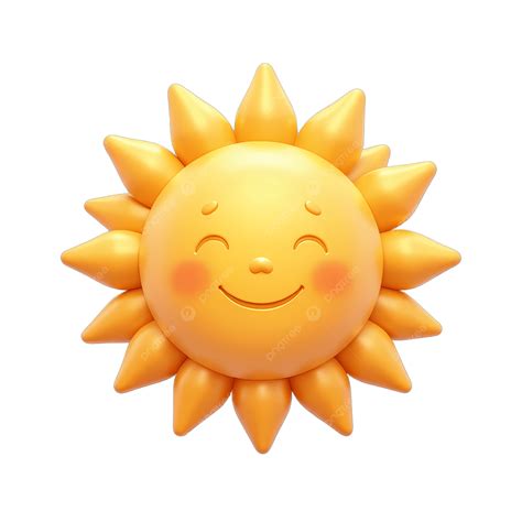 Smiling Sun Emoji, Smile, Sun, The Light PNG Transparent Clipart Image