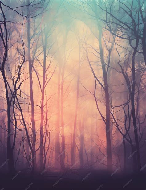 Premium AI Image | beautiful Gothic Enchanted dark night forest ...