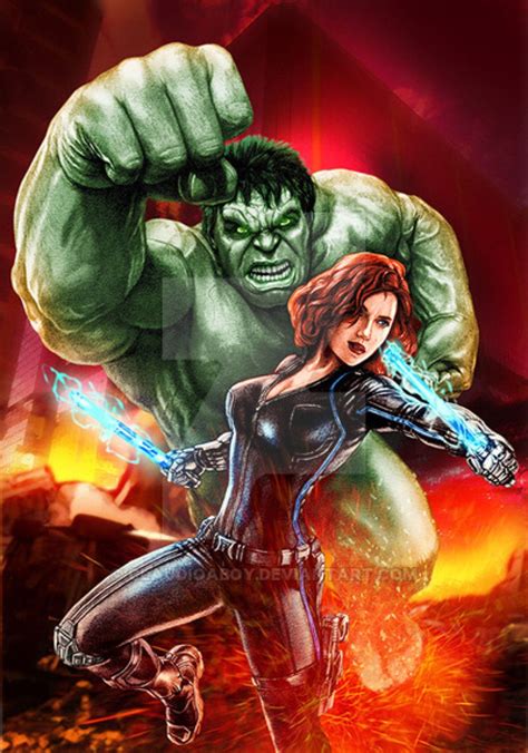 Black widow vs hulk x3d