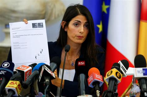 Virginia Raggi, Rome mayor, rejects city’s 2024 Olympic bid, saying