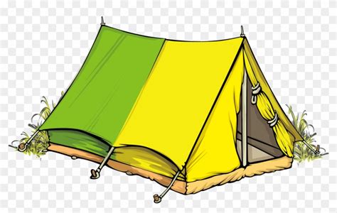 Tent Camping Illustration - Tents Cartoon Png - Free Transparent PNG ...