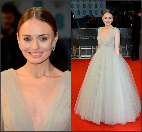 Laura Haddock In Ashi Studio at the 2015 BAFTAs - FASHION SIZZLE