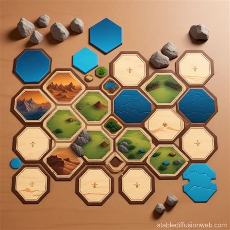 top  catan board prompts stable diffusion
