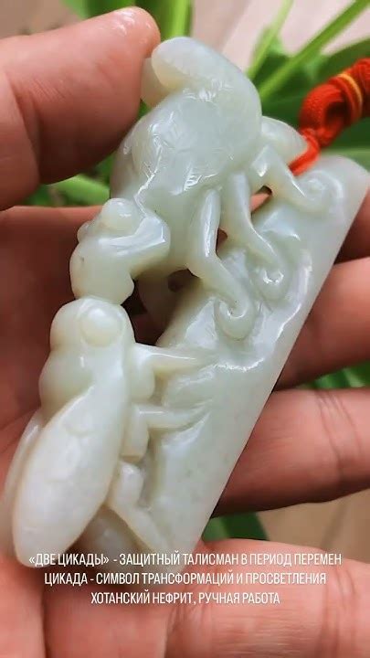 НЕФРИТОВЫЙ #ТАЛИСМАН #аумлет #цикады #нефрит #nephritejade #nephrite # ...
