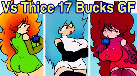 Friday Night Funkin' VS Thicc 17 Bucks GF | Funny Girl GF VS BF (FNF