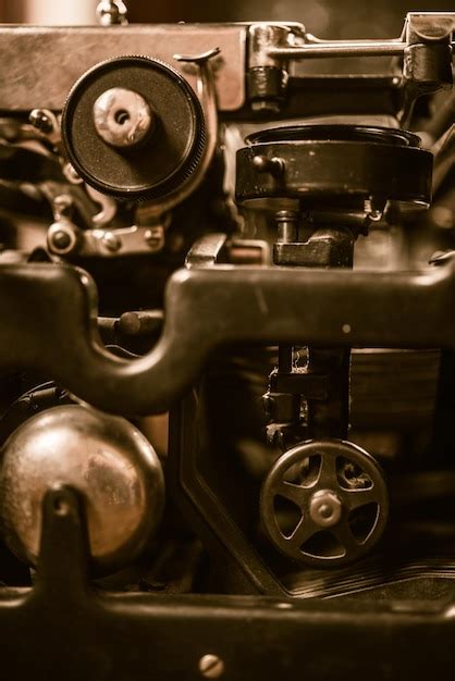 premium photo  machine closeup