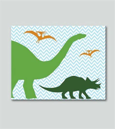 20 Collection of Dinosaur Canvas Wall Art