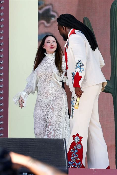 NOAH CYRUS Performs at Coachella Valley Festival in California 04/13