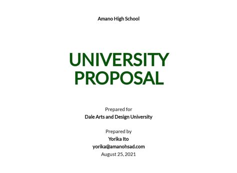 page proposal template  microsoft word  templatenet