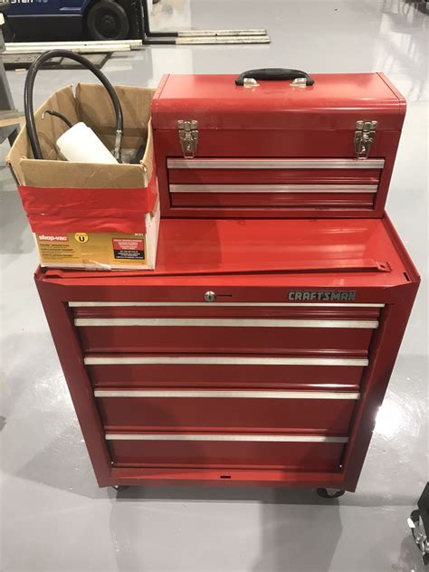 Craftsman Tool box with tons of tools! rolling toolbox for Sale in