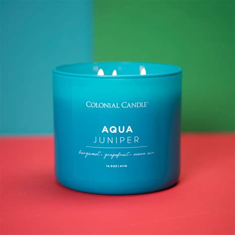 CBCC, Pop of Color, Aqua Juniper, 14.5oz – Colonial Candle