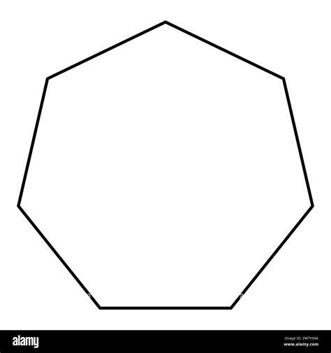 Heptagon symbol hi-res stock photography and images - Alamy