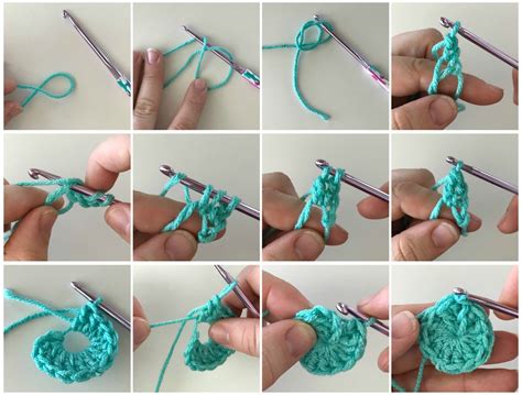 master  magic ring   double crochet   closed loop repair