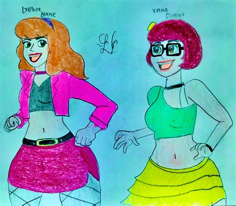 Daphne and Velma as rockstars by LugiaLover249 on DeviantArt