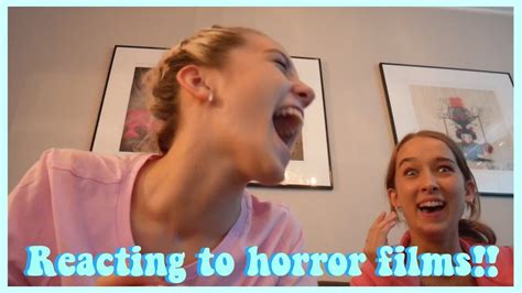 hilarious horror film reactions vlog  youtube