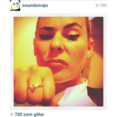 Maja Ivarsson - The Sounds in Cheops rings | Nostril hoop ring, Nose