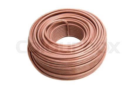 Coaxial cable isolated | Stock image | Colourbox
