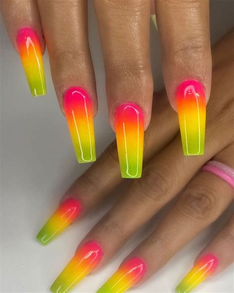 Neon Nail Polish Designs