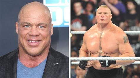 WWE legend Kurt Angle predicts Brock Lesnar may retire after ...