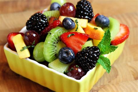 fresh fruit salad  lime honey dressing southern bite