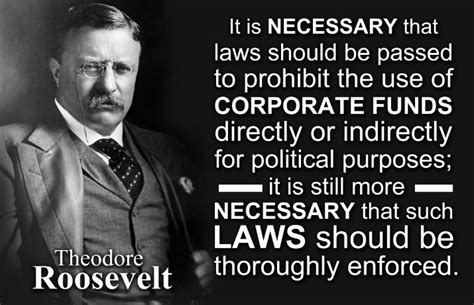 teddy roosevelt     money  politics