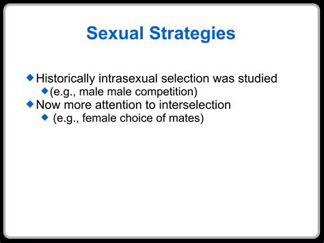 Lec 12 Sexual Strategies | ODP