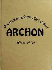 Framingham North High School - Archon Yearbook (Framingham, MA), Covers ...