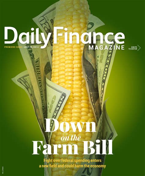 daily finance magazine behance